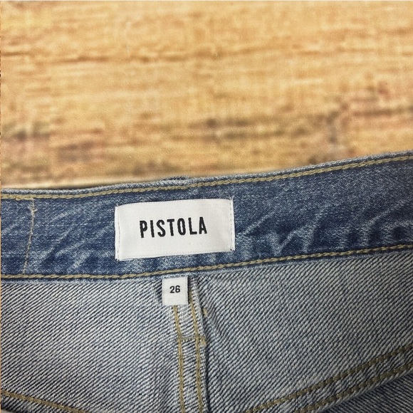 Revolve Pistola Presley High Rise Relaxed Roller Jeans Size 26 Los Feliz NWT - - Picture 7 of 12